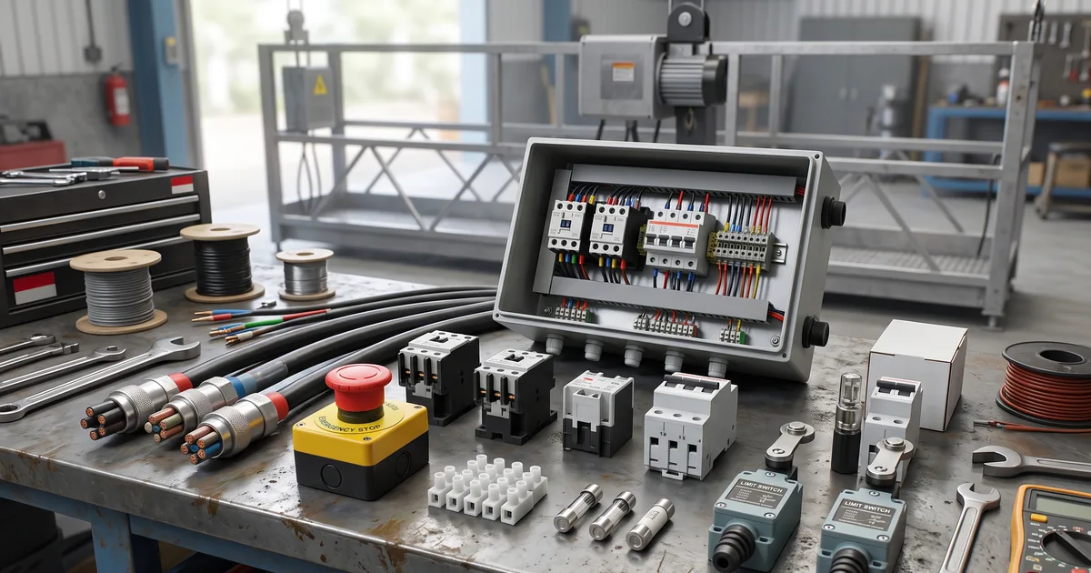 Sparepart panel kontrol dan komponen elektrikal gondola